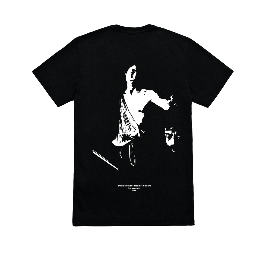 David with Head of Goliath by Caravaggio - Black By Young